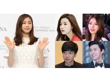 2014韩国十大最具广告好感度明星排名